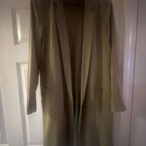 H&M Olive Women's Long Coat